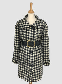 Palton vintage din lână și mohair potrivit pentru L/XL