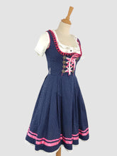 Încarcă imaginea în vizualizatorul Galerie, Rochie bavareză cu top alb mărimea XS

