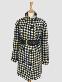Palton vintage din lână și mohair potrivit pentru L/XL