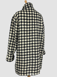 Palton vintage din lână și mohair potrivit pentru L/XL