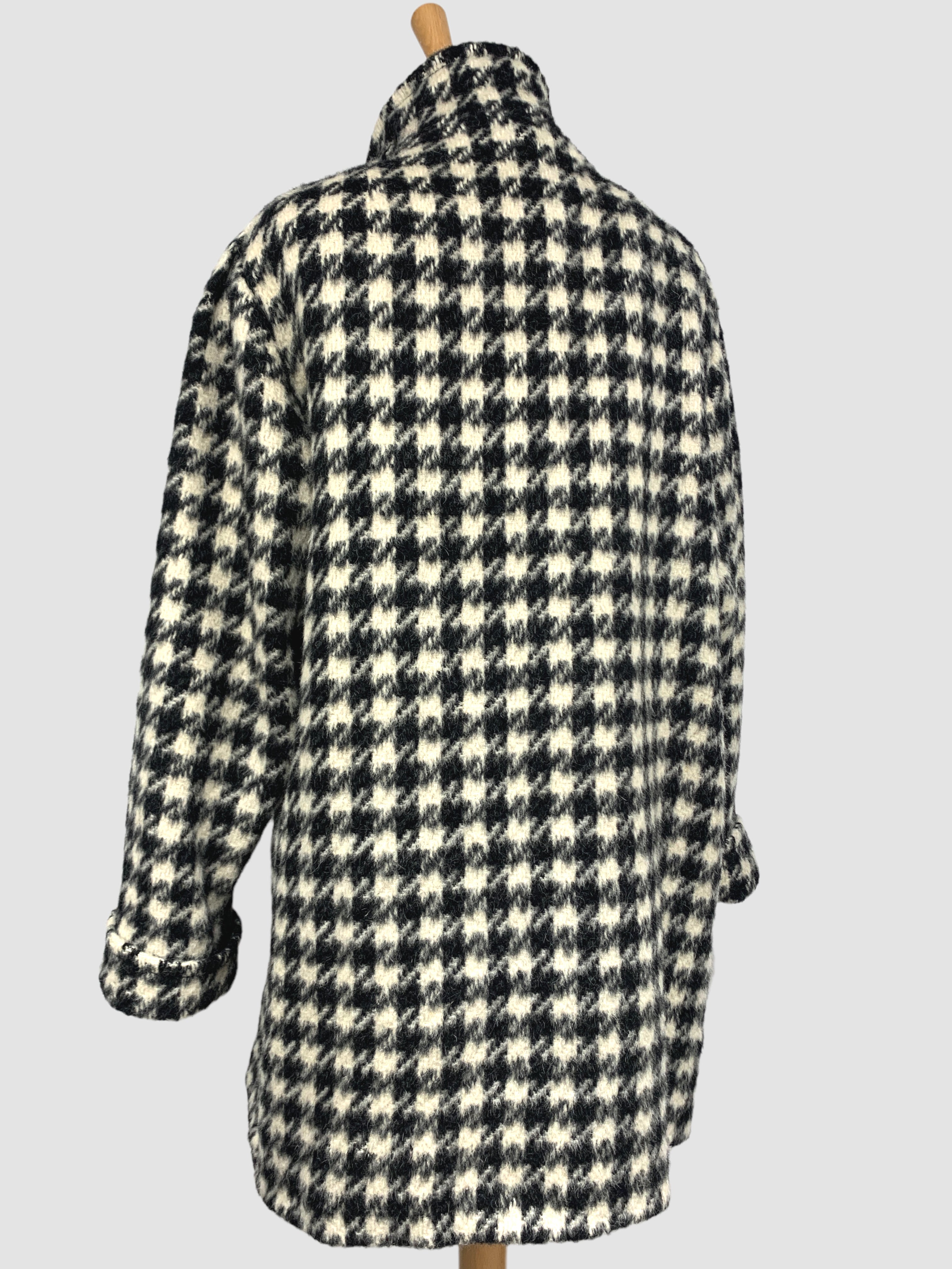Palton vintage din lână și mohair potrivit pentru L/XL