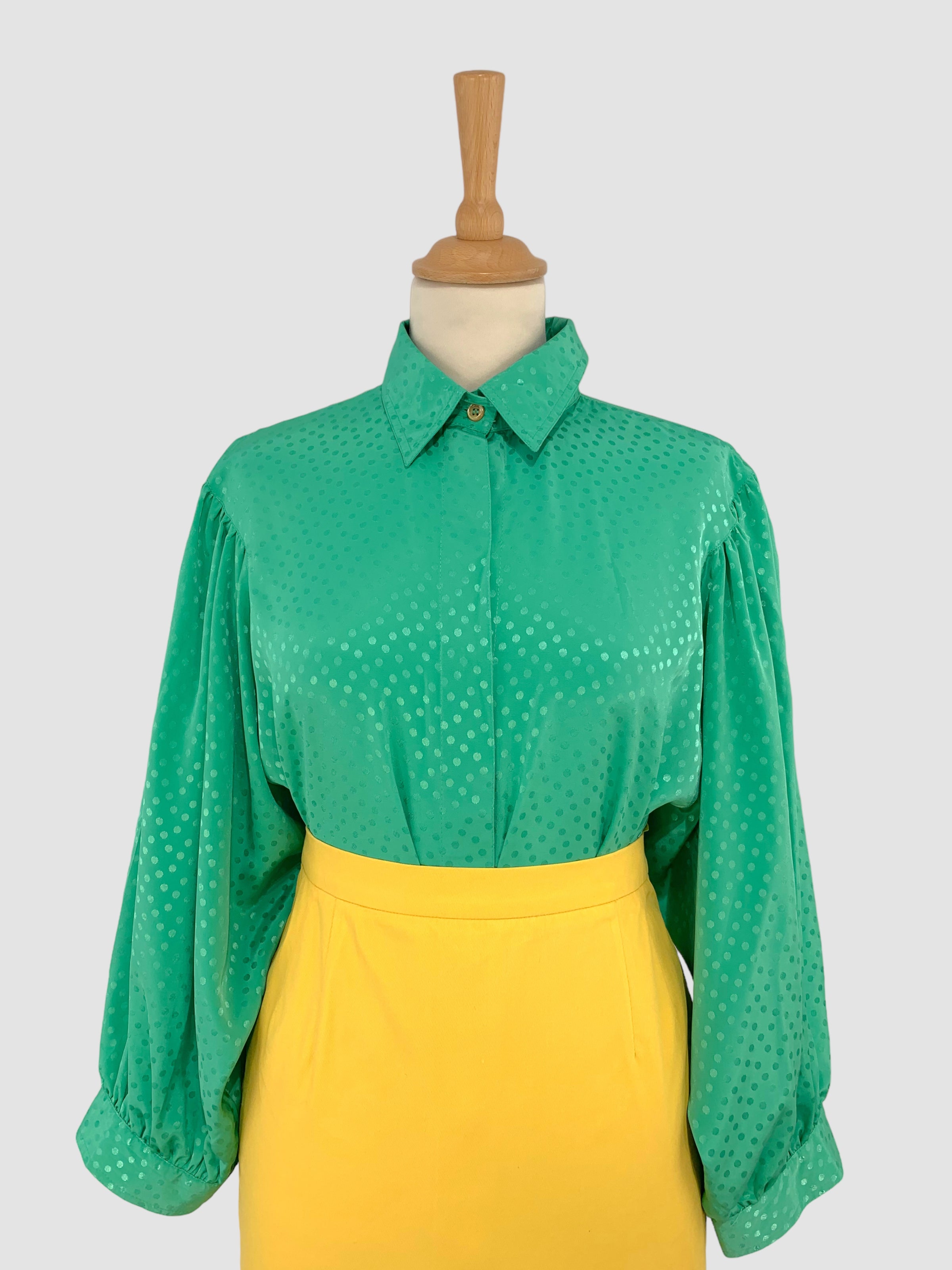 Cămașă vintage cu mâneci largi potrivită pentru L/XL