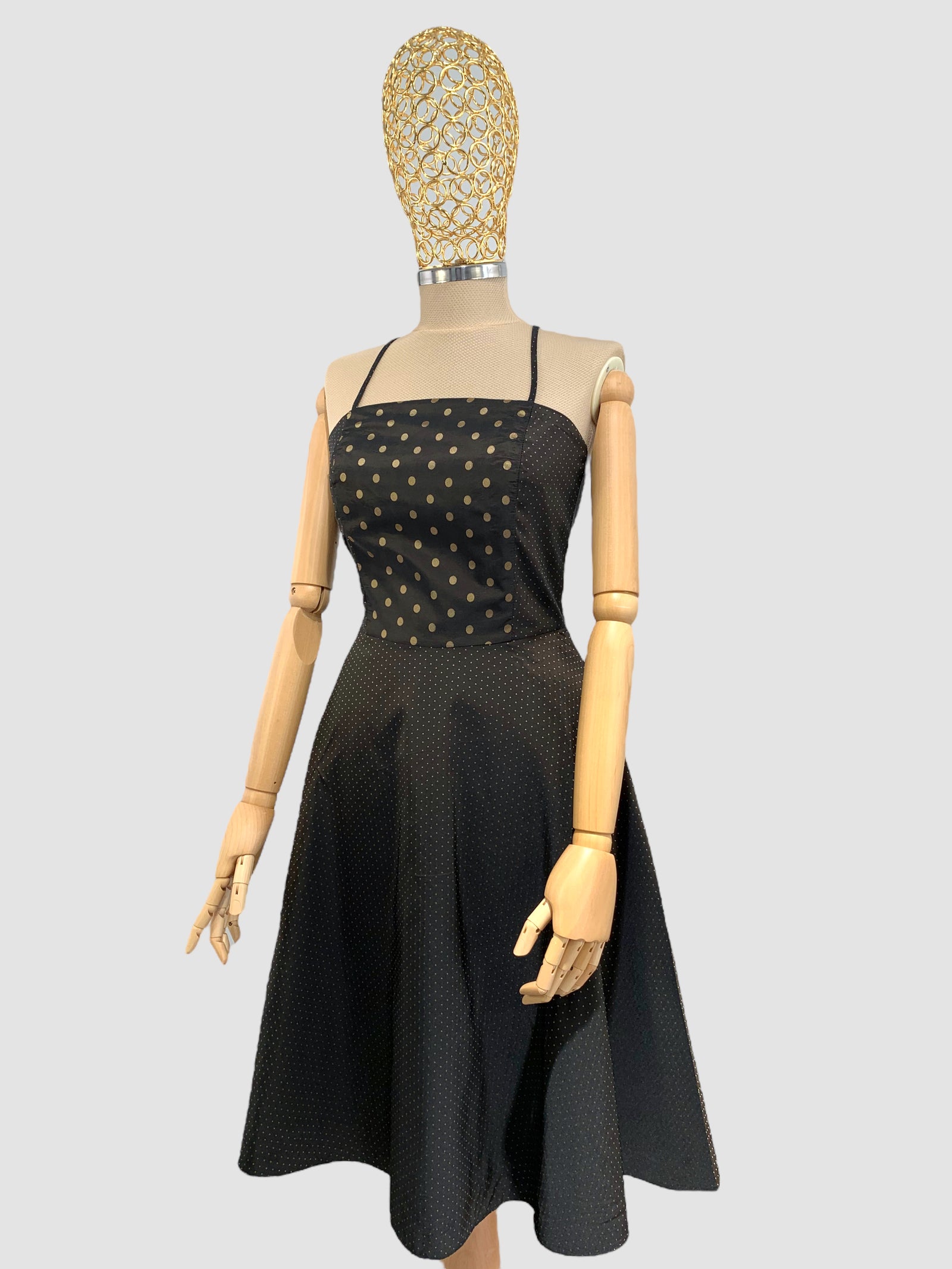 Rochie vintage cu buline mărimea XS