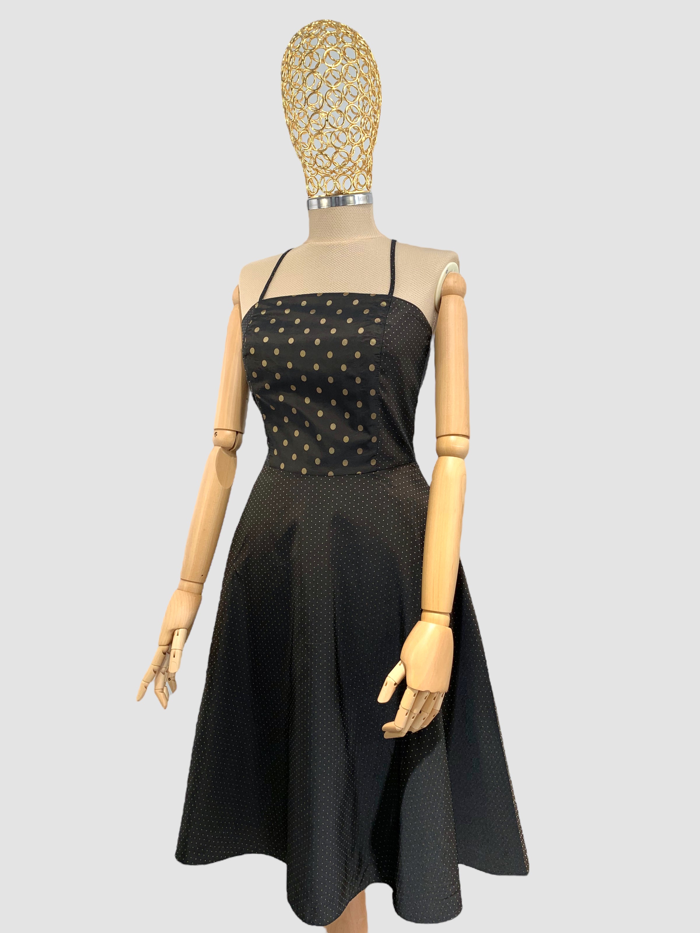 Rochie vintage cu buline mărimea XS
