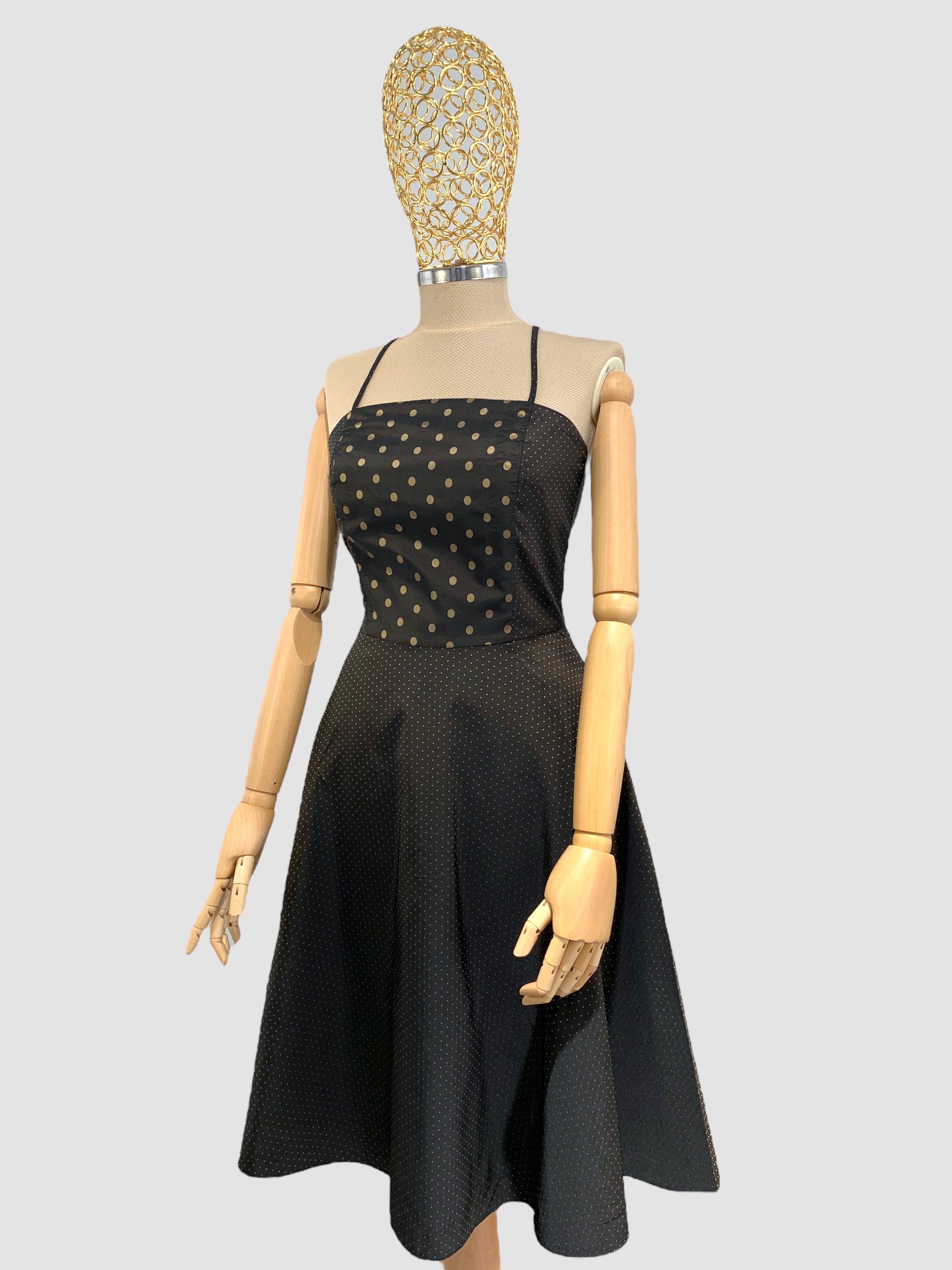 Rochie vintage cu buline mărimea XS