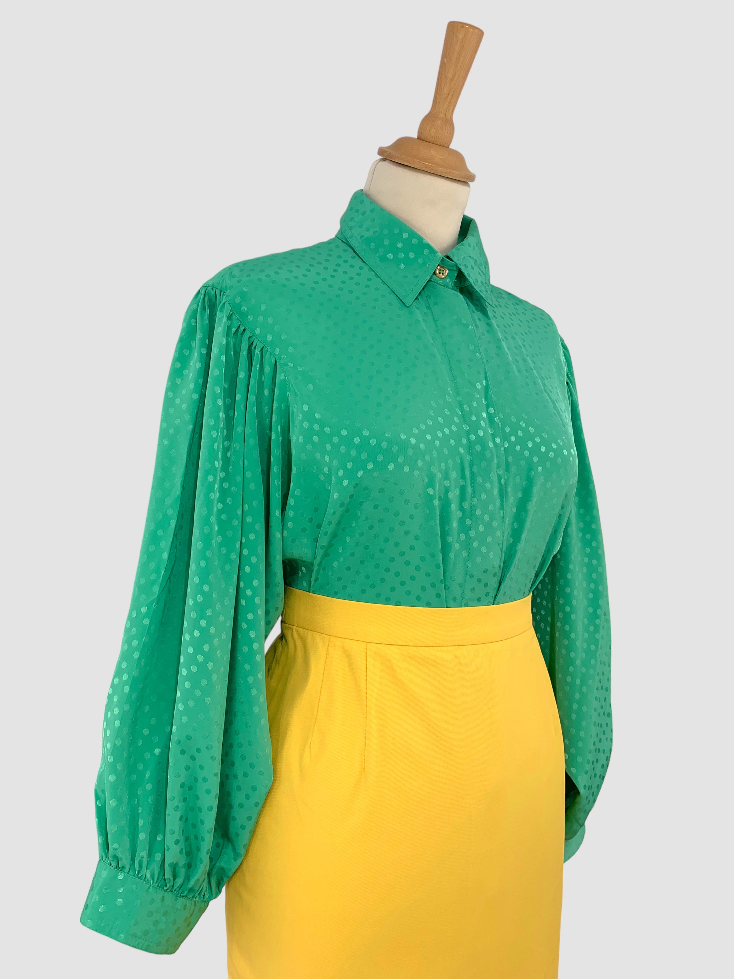 Cămașă vintage cu mâneci largi potrivită pentru L/XL
