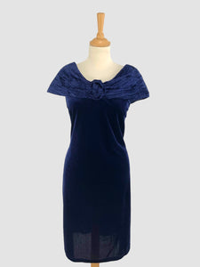 Rochie vintage din catifea mărimea S