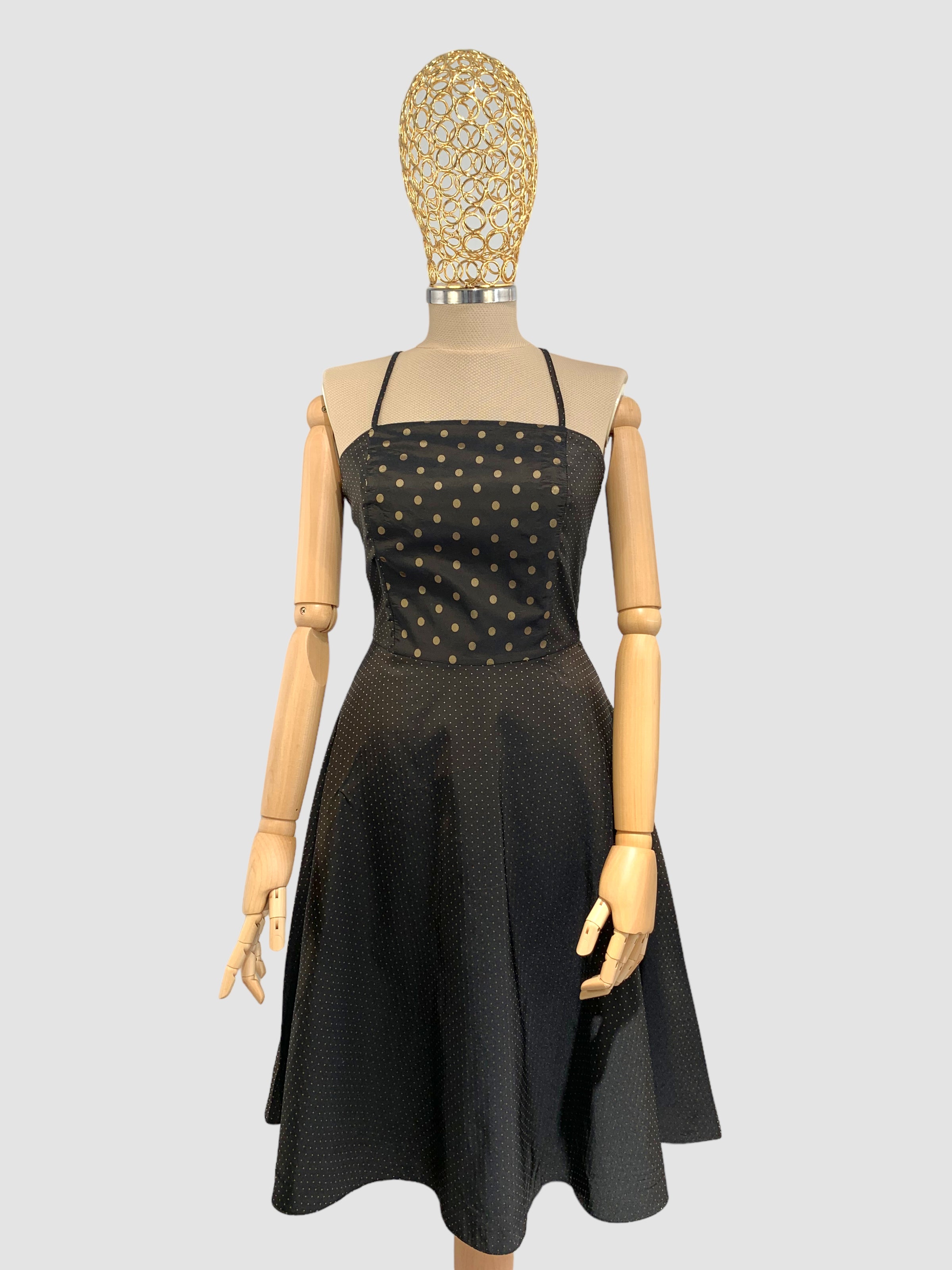 Rochie vintage cu buline mărimea XS