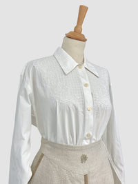 Cămașă vintage cu broderie mărimea XL