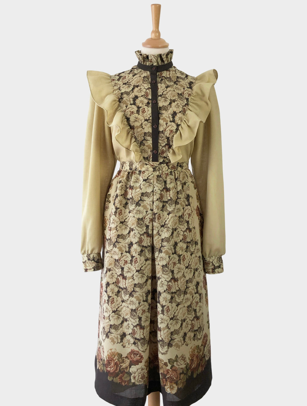 Set vintage din amestec de lână mărimea M