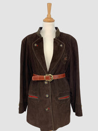 Sacou vintage din piele naturală mărimea XL
