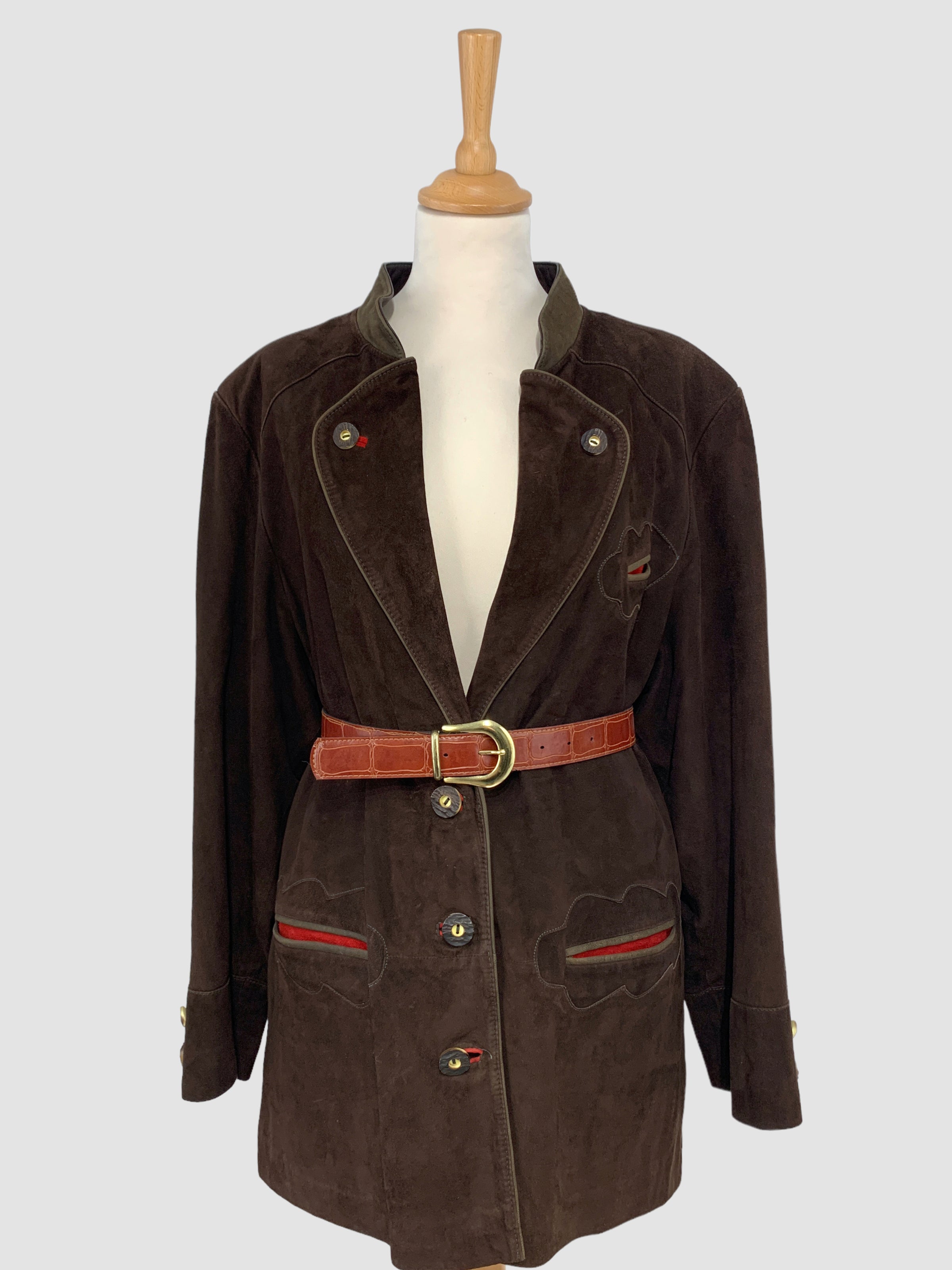 Sacou vintage din piele naturală mărimea XL
