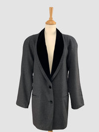 Sacou vintage din lână pură potrivit pentru L/XL