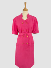 Încarcă imaginea în vizualizatorul Galerie, Rochie vintage roz potrivită pentru L/XL
