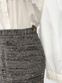 Fustă din tweed de lână mărimea S