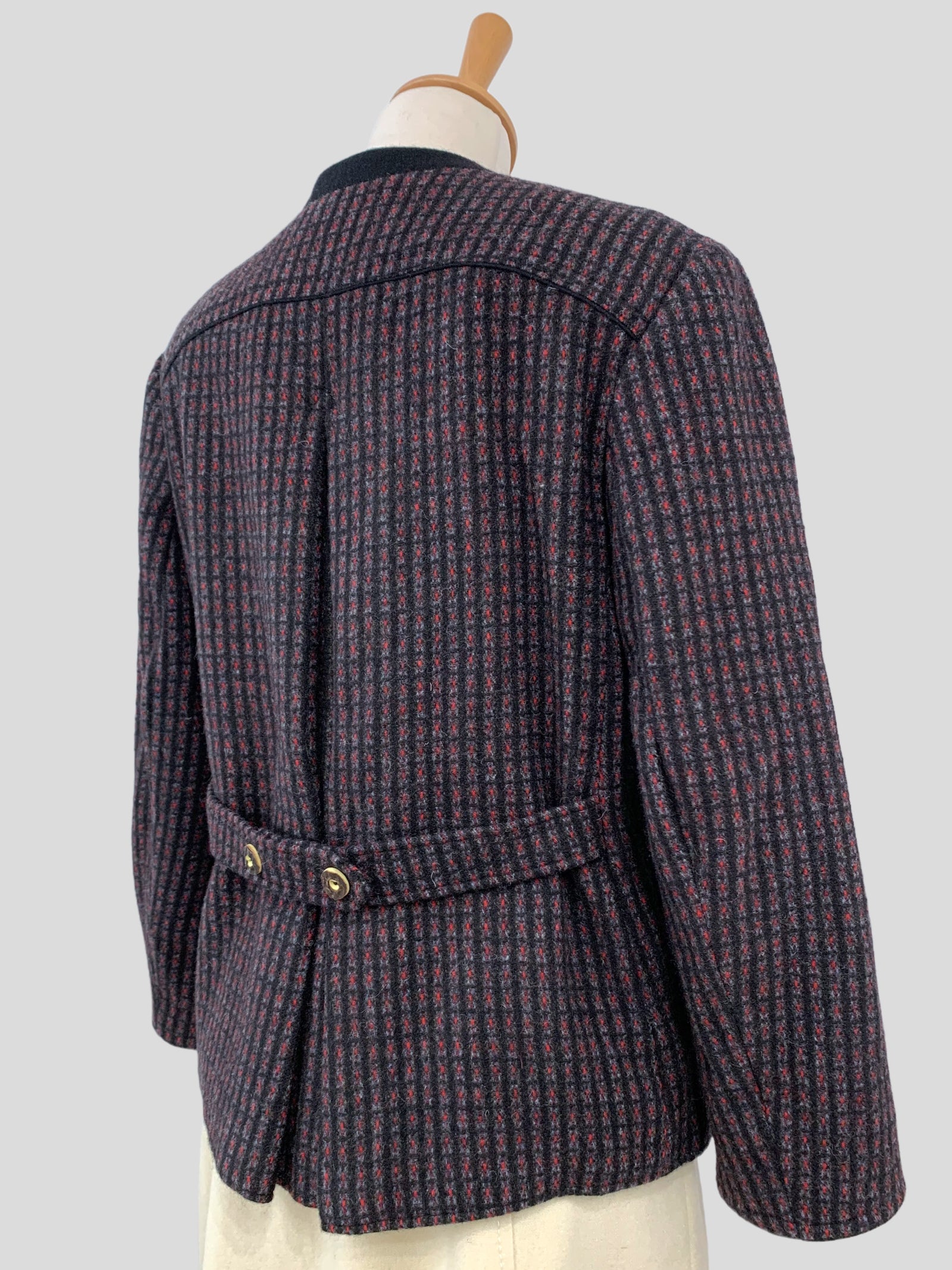 Sacou vintage din lână pură mărimea M