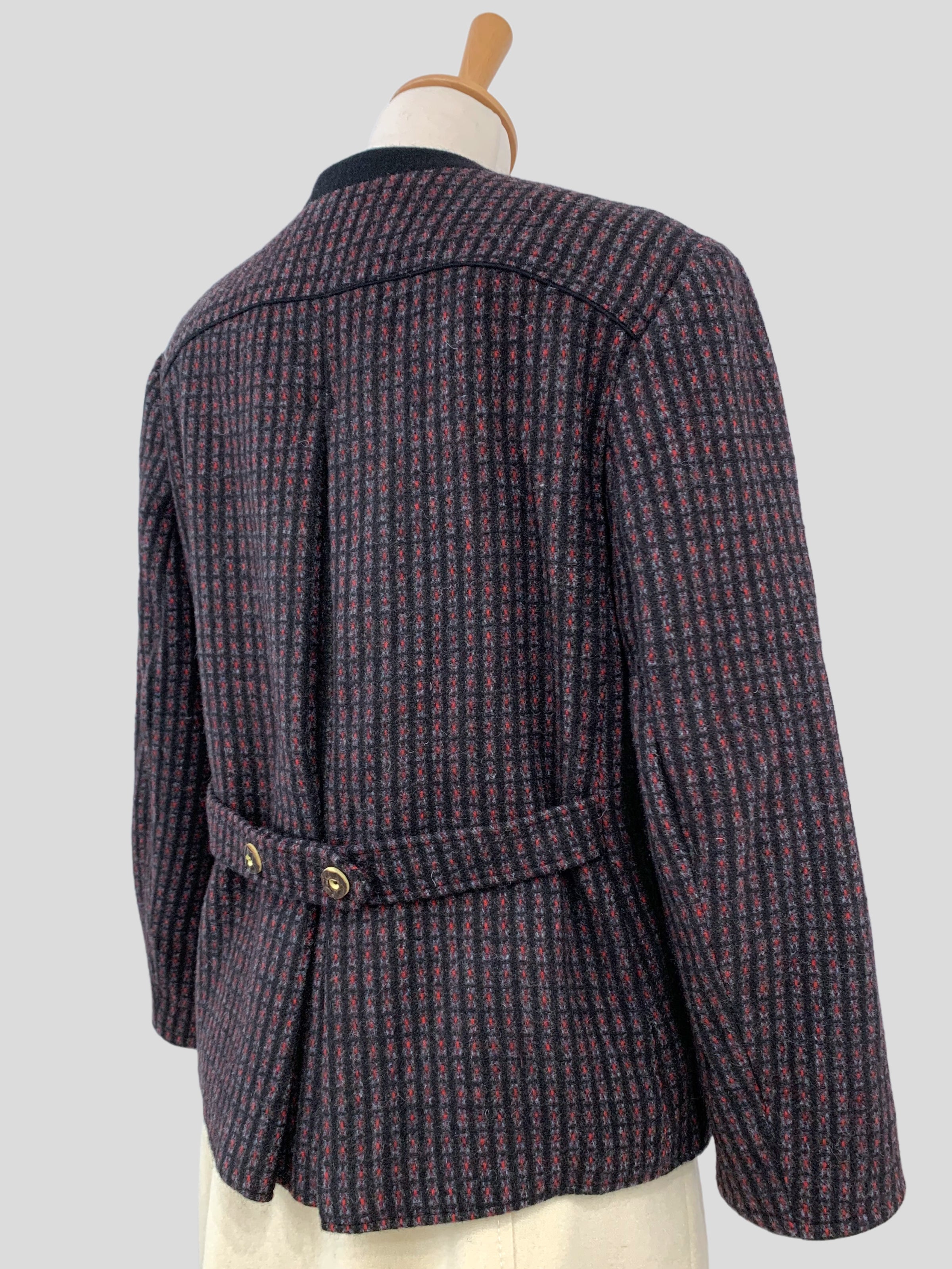 Sacou vintage din lână pură mărimea M