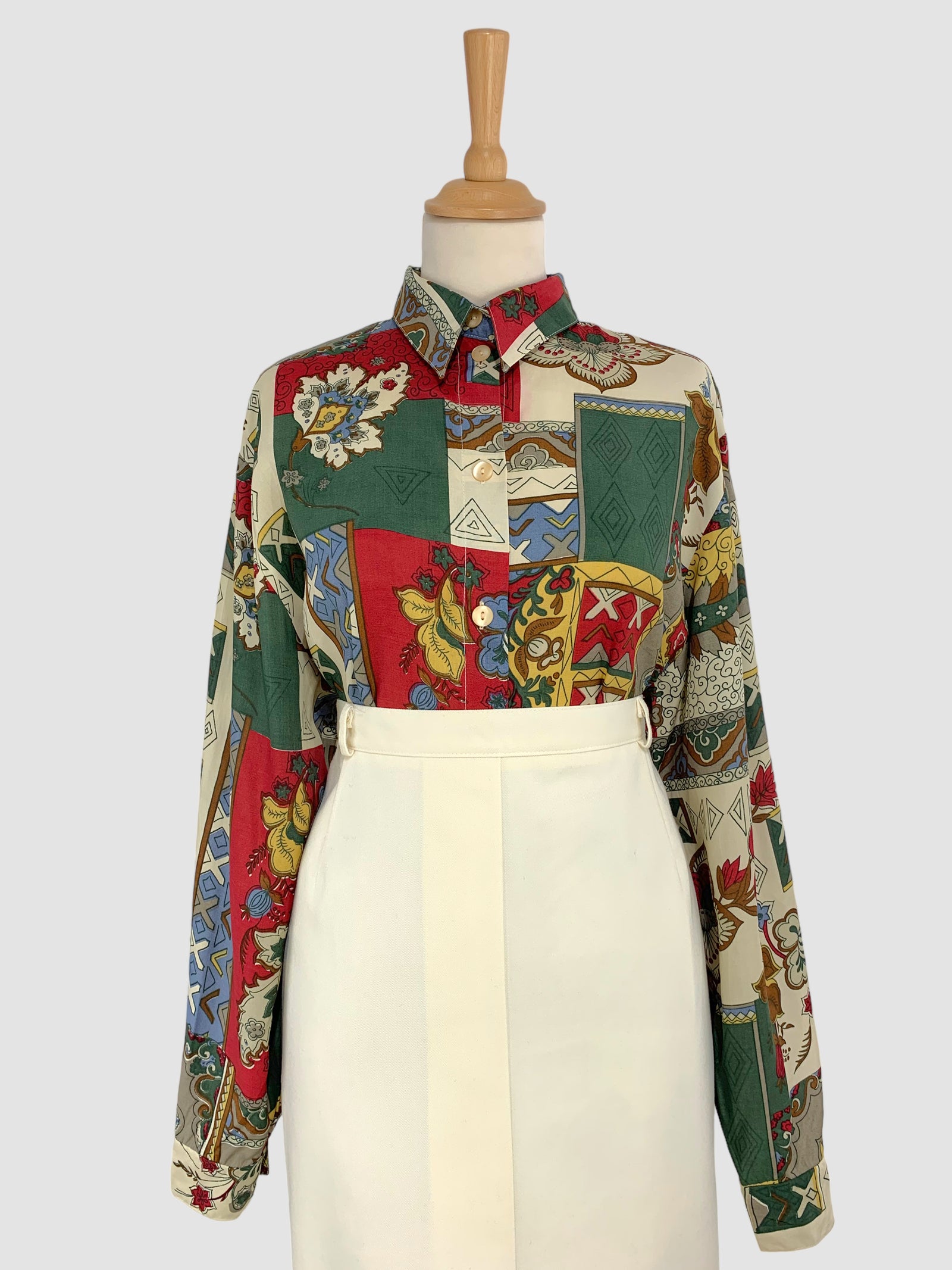 Cămașă vintage din vâscoză mărimea XL
