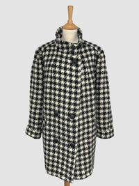 Palton vintage din lână și mohair potrivit pentru L/XL
