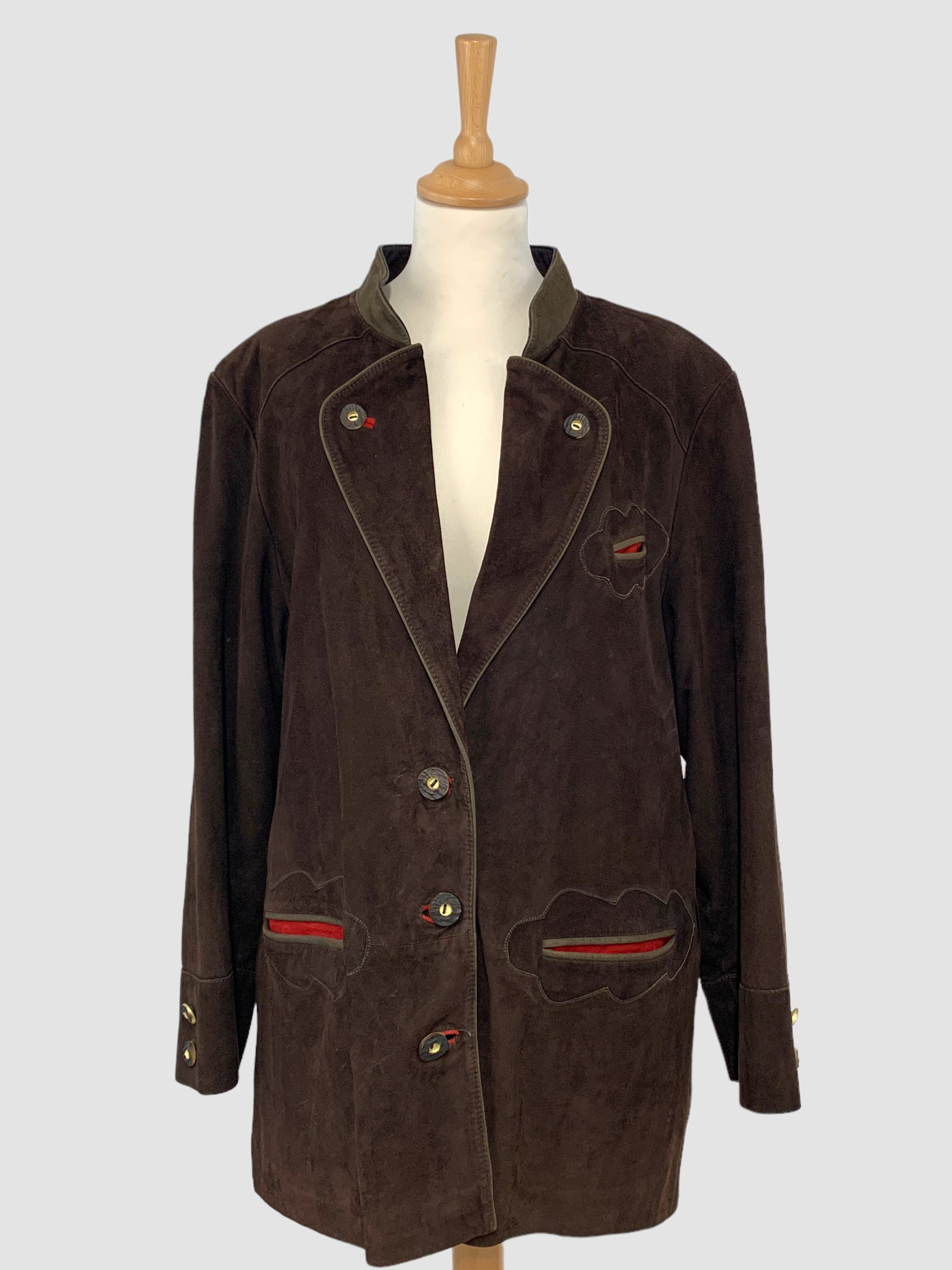 Sacou vintage din piele naturală mărimea XL