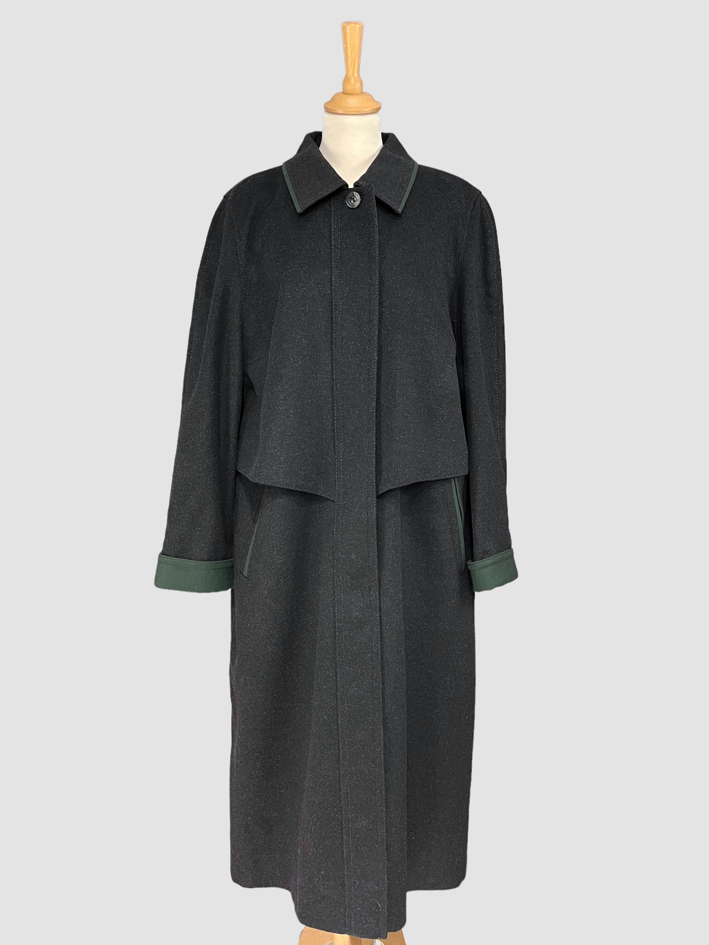 Palton vintage din amestec de lână pură mărimea XL