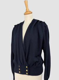 Jerseu cu nasturi aurii mărimea L