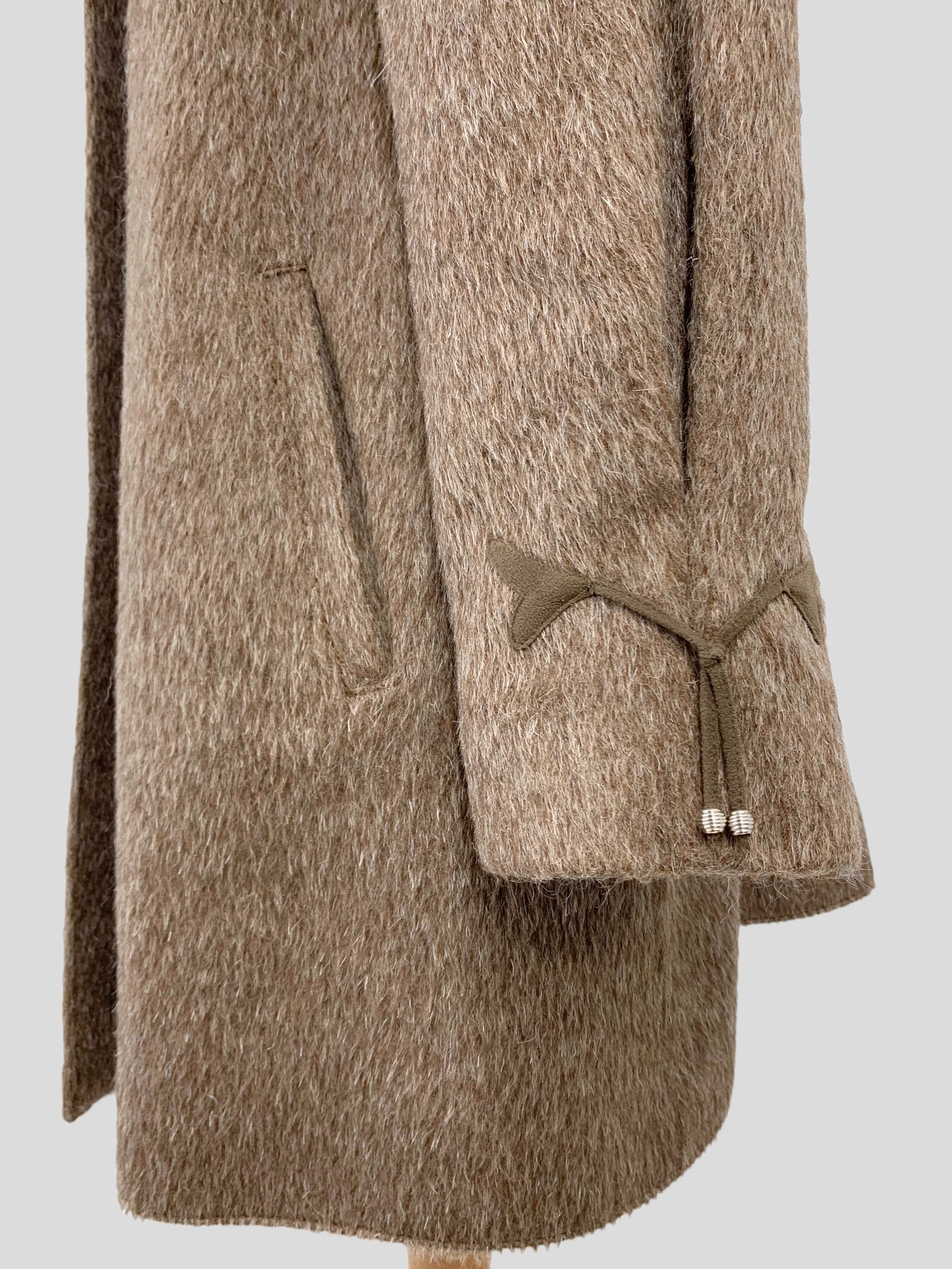 Palton de lux din mohair și merino mărimea L