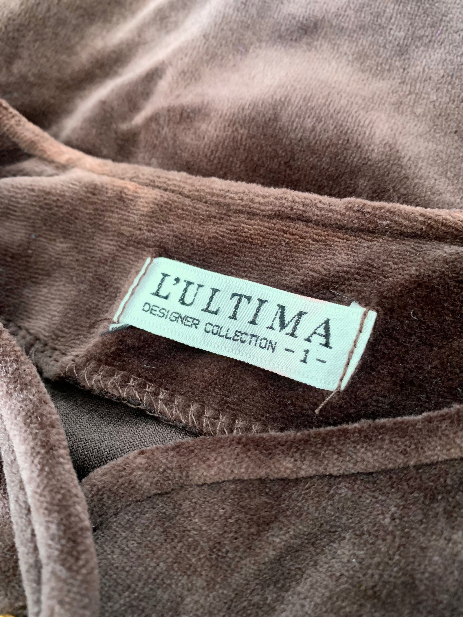 Jerseu vintage din catifea mărimea L