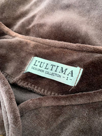 Jerseu vintage din catifea mărimea L