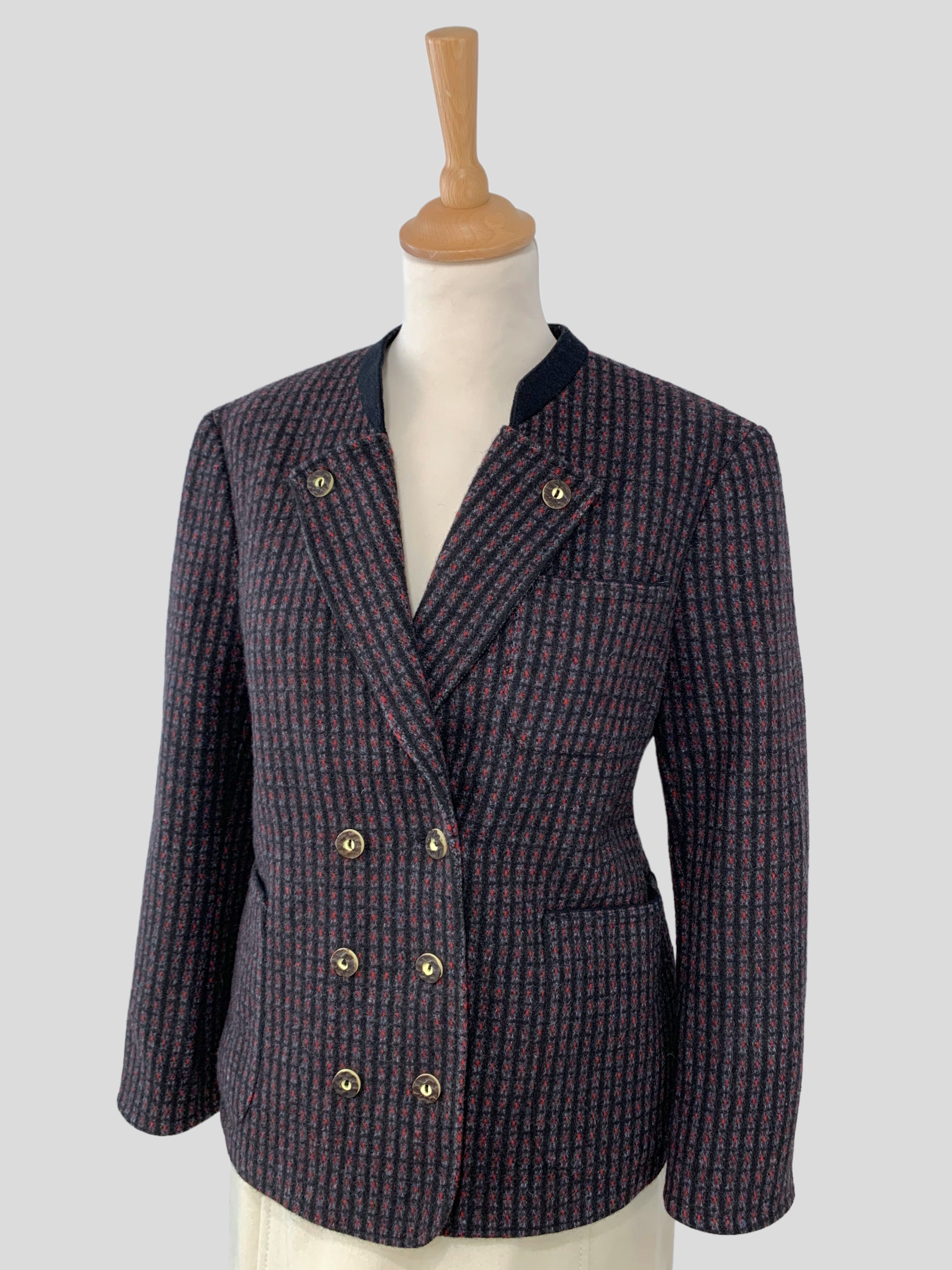Sacou vintage din lână pură mărimea M