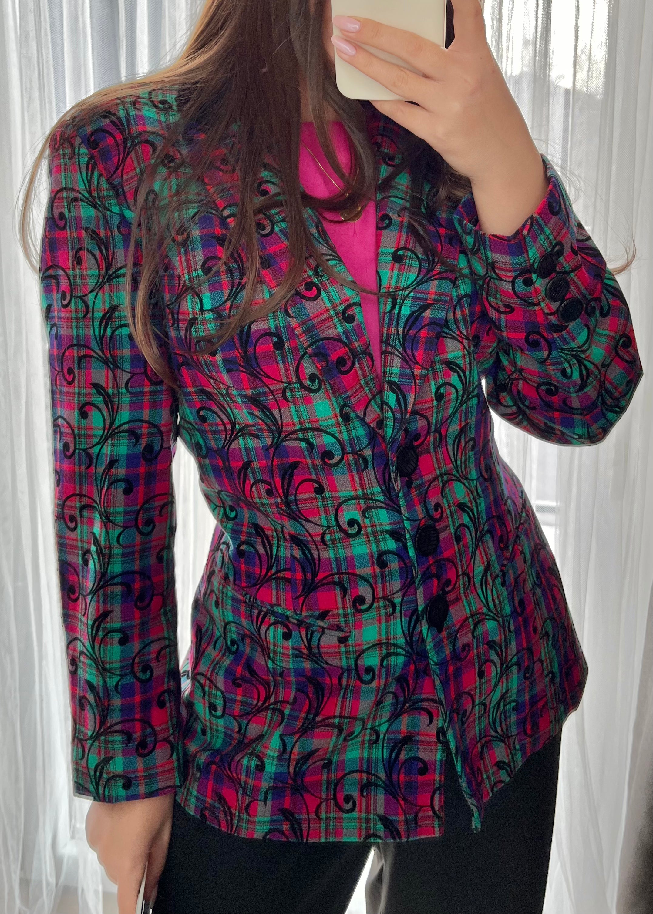 Sacou vintage din lână pură mărimea M