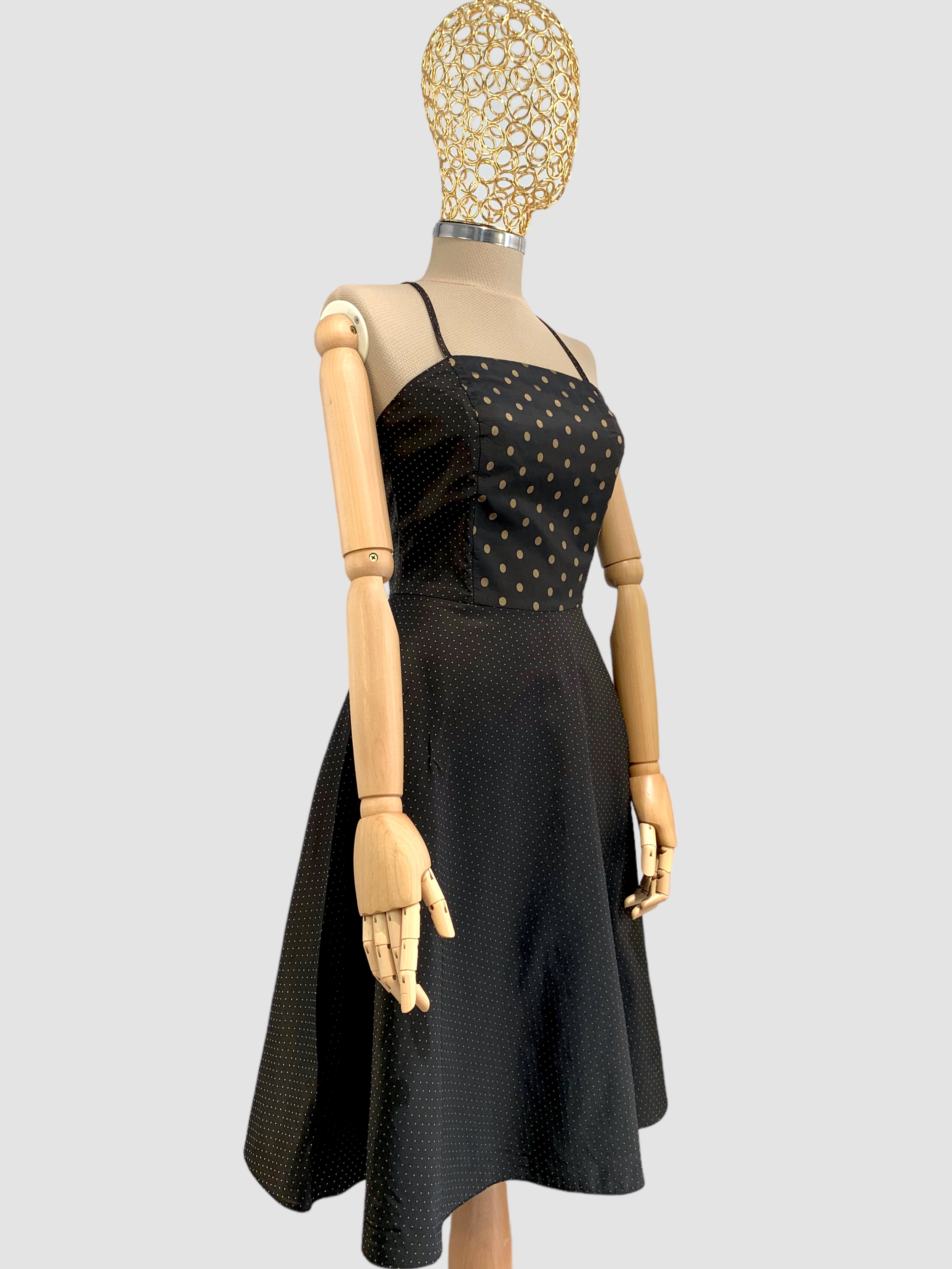 Rochie vintage cu buline mărimea XS