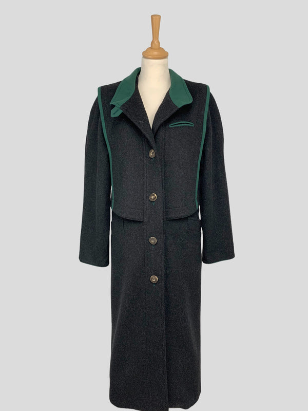 Palton vintage din lână pură mărimea XL