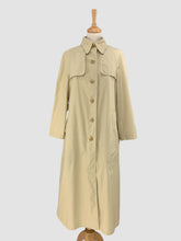 Încarcă imaginea în vizualizatorul Galerie, Trench vintage din amestec de bumbac mărimea
