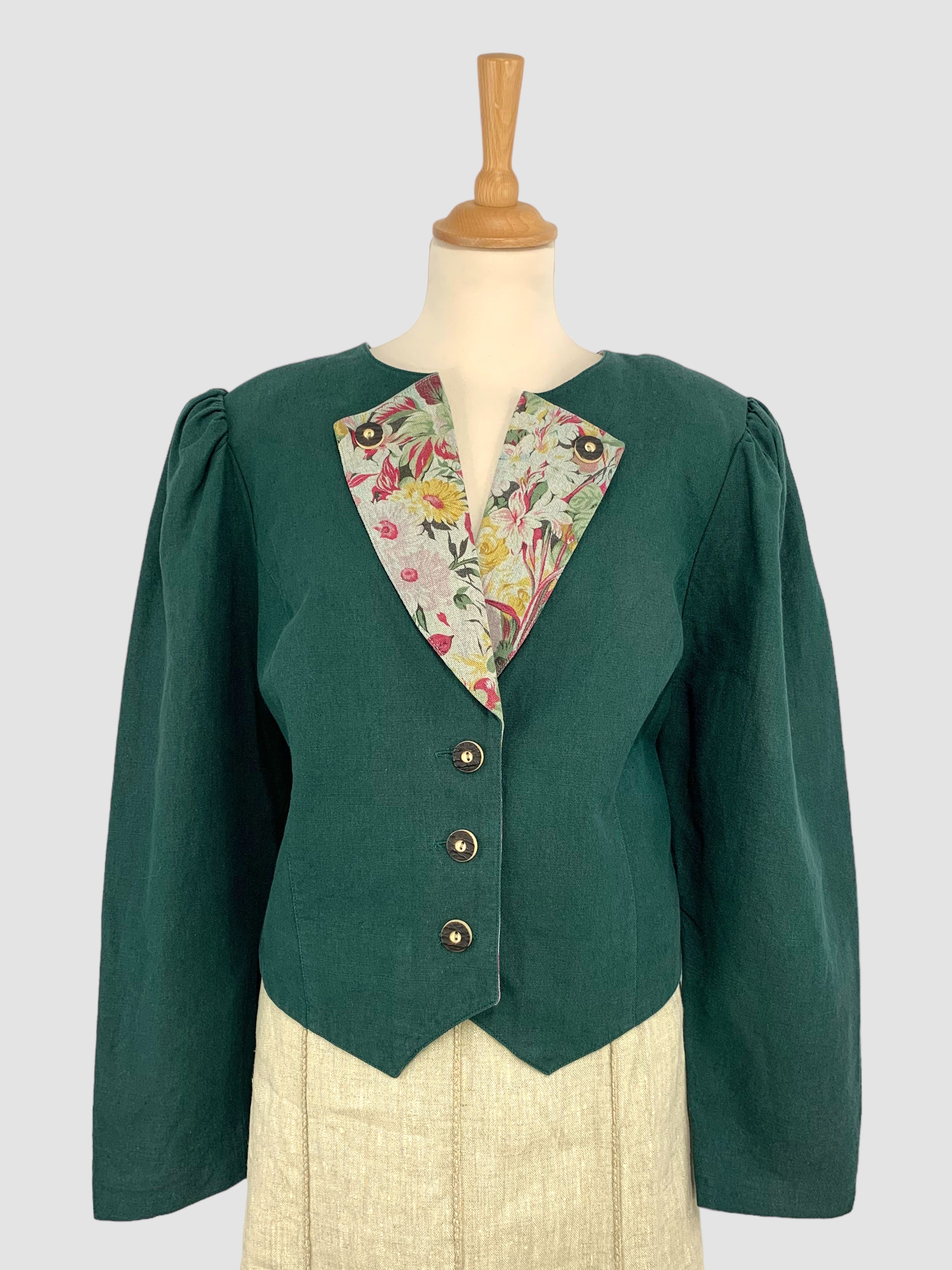 Sacou vintage din amestec de in mărimea L