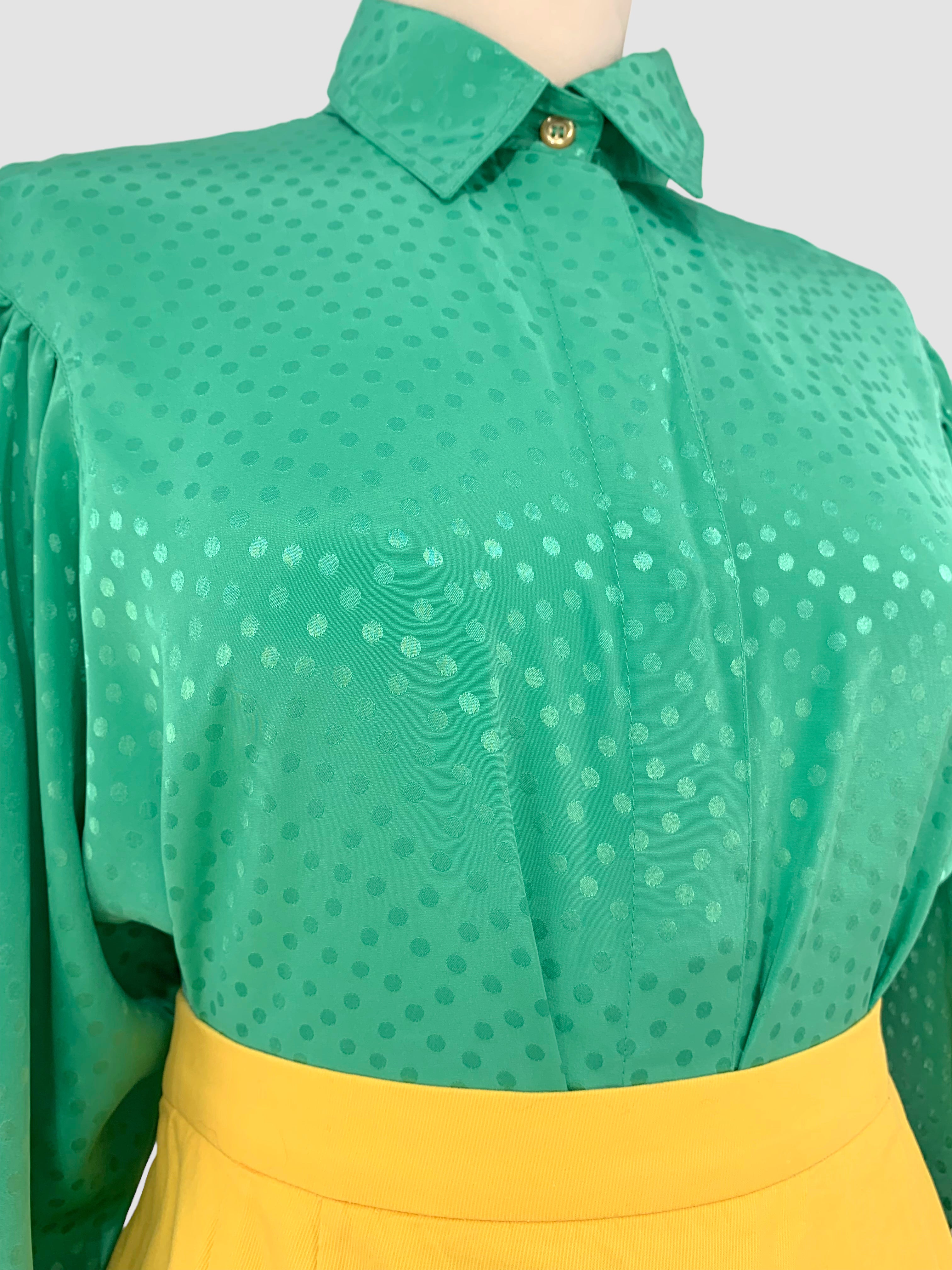 Cămașă vintage cu mâneci largi potrivită pentru L/XL